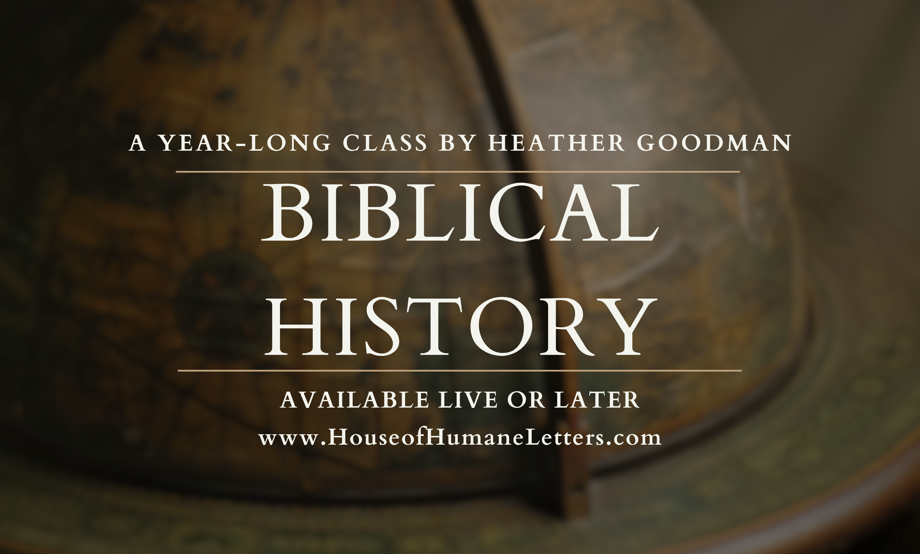 2025-2026 Biblical History (7th-9th Grade) – Asynchronous