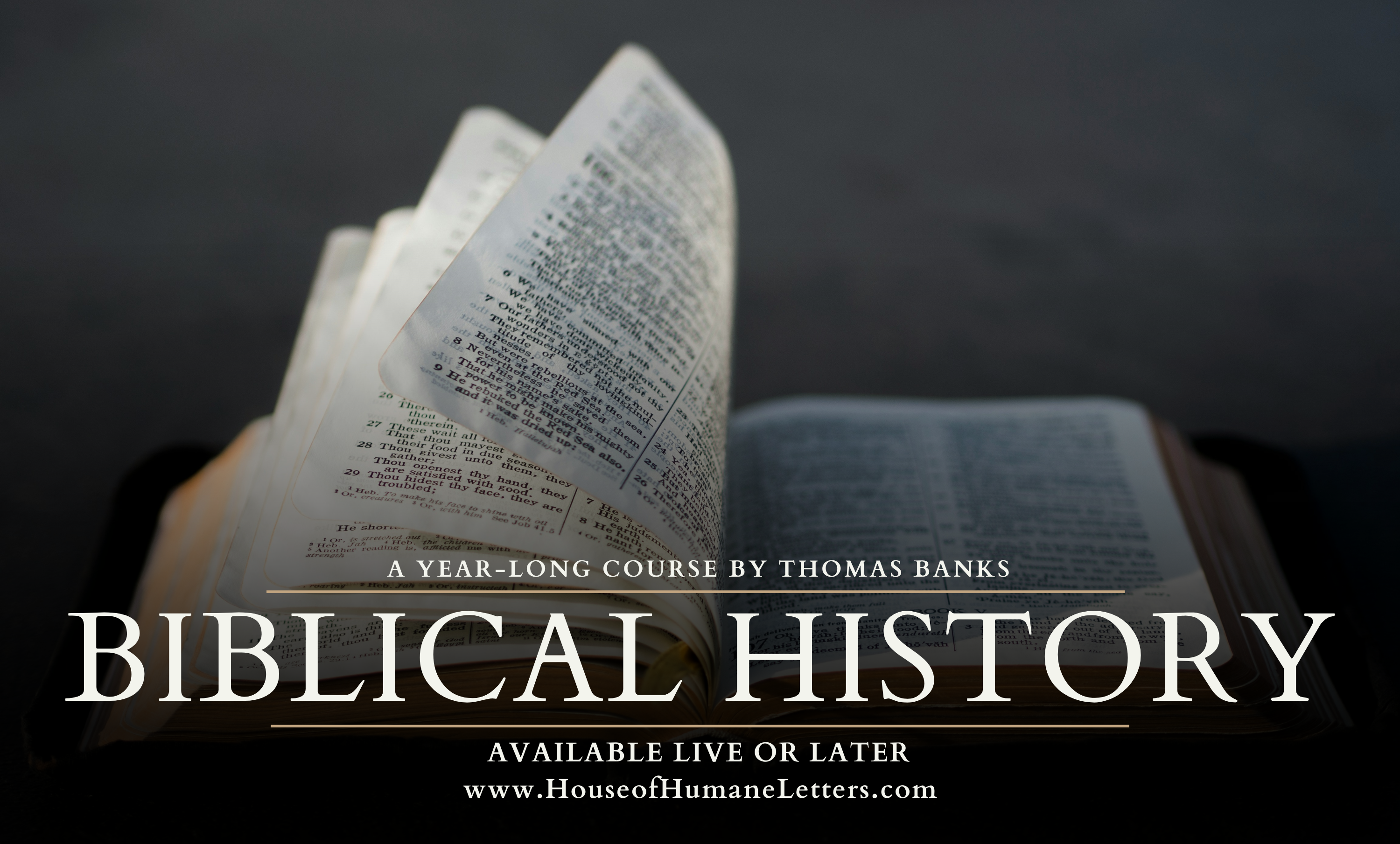 2025-2026 Biblical History (7th-9th Grade) – Asynchronous