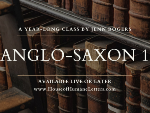 2025-2026 Anglo-Saxon 1: Language and Culture