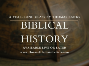 2025-2026 Biblical History (7th-9th Grade)