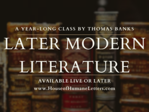 2025-2026 Later Modern Literature (1850-1950)