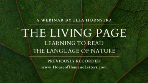 The Living Page: Learning to Read the Language of Nature (Previously Recorded Webinar)