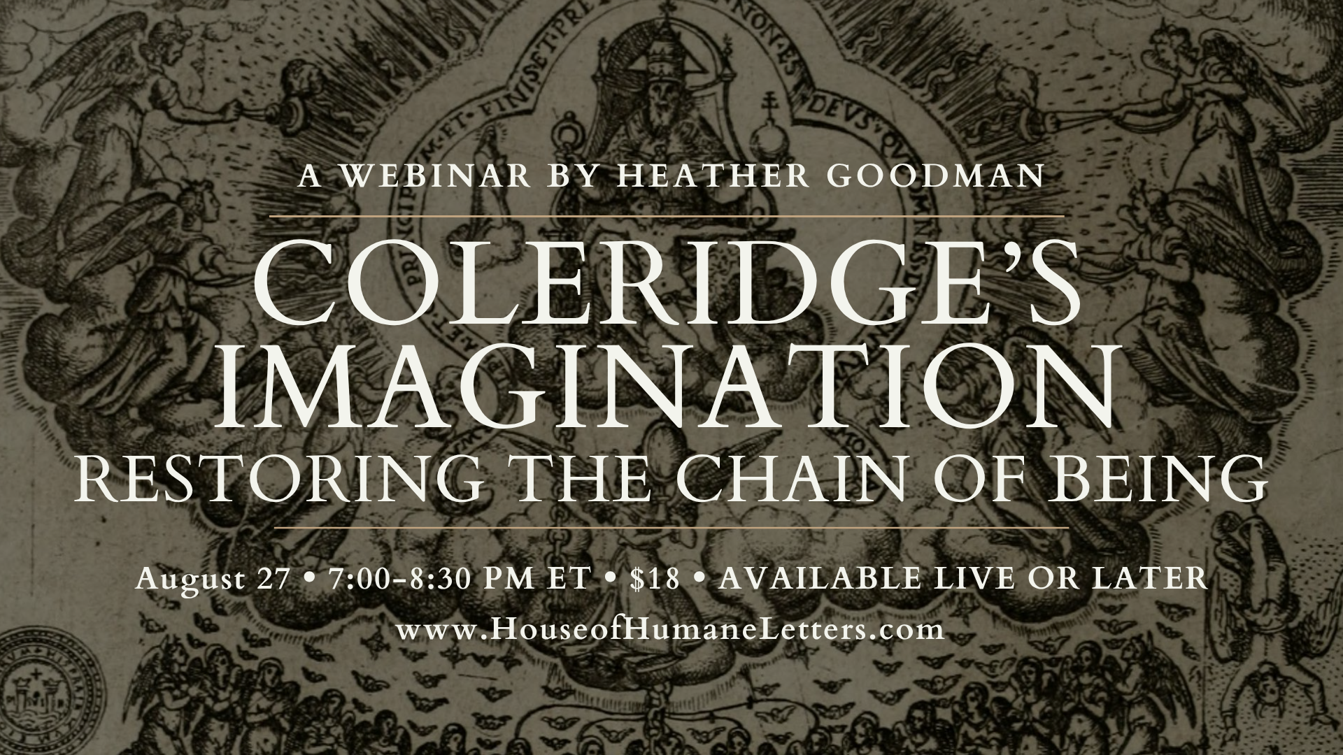 You are currently viewing Coleridge’s Imagination: Restoring the Chain of Being (Webinar)