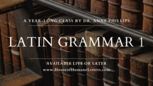 2026-2027 Latin Grammar 1