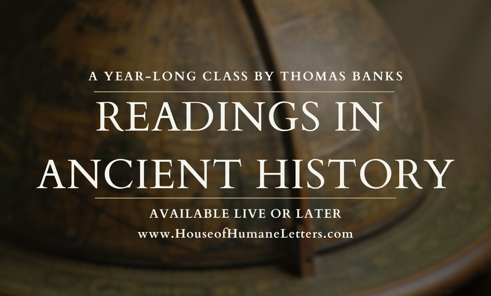 2026-2027 Readings in Ancient History (Asynchronous)