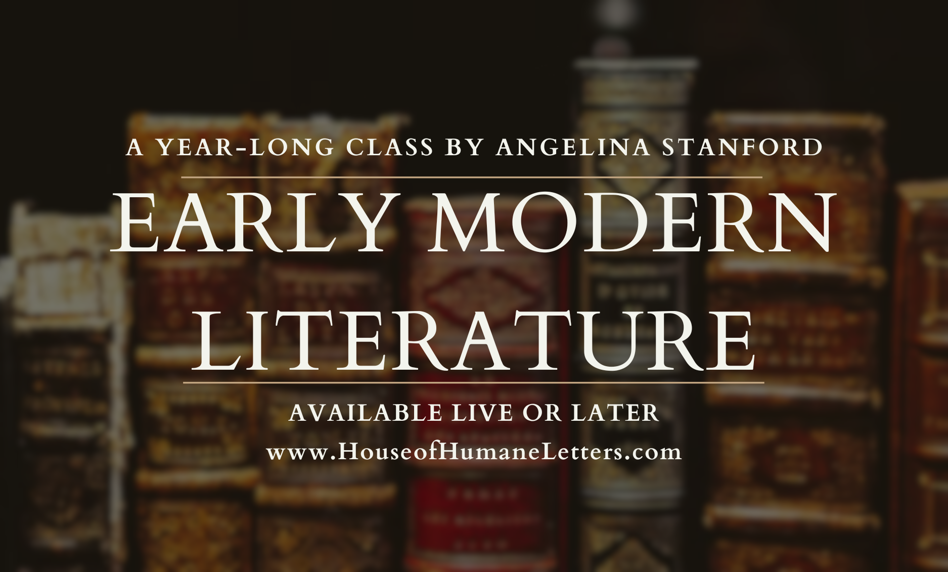 2026-2027 Early Modern Literature (Asynchronous)